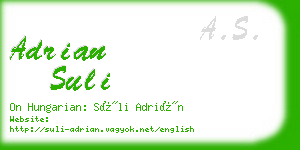 adrian suli business card